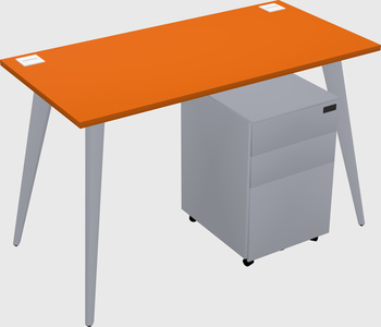 Modern rectangular office desk