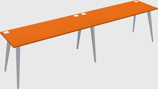 Bureau rectangulaire moderne