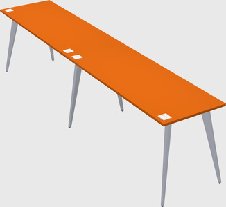 Bureau rectangulaire moderne