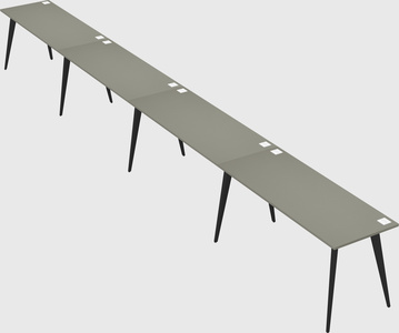 Modern rectangular office desk