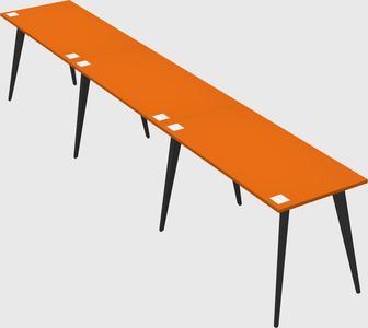 Modern rectangular office desk