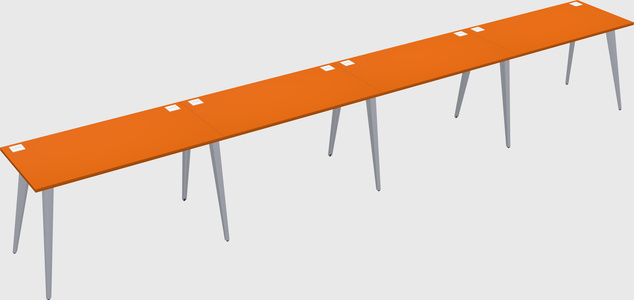 Modern rectangular office desk