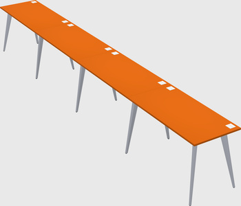 Modern rectangular office desk
