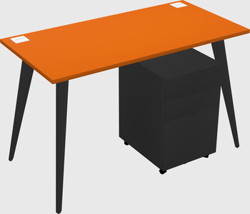 Modern rectangular office desk