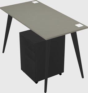 Bureau rectangulaire moderne