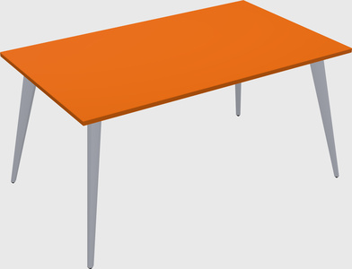 Modern rectangular office desk