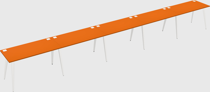 Bureau rectangulaire moderne