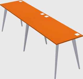 Bureau rectangulaire moderne