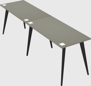 Bureau rectangulaire moderne