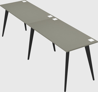 Bureau rectangulaire moderne