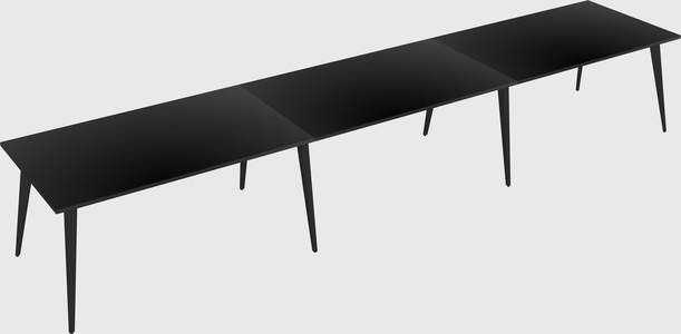 Modern rectangular office desk