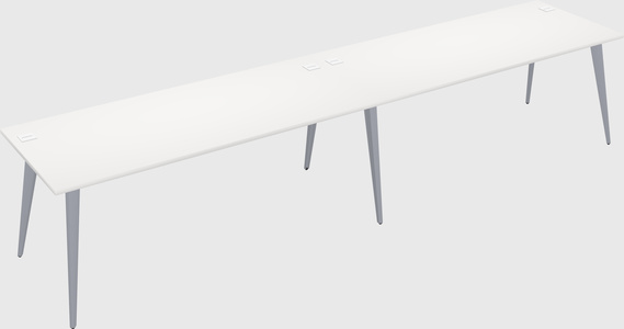 Bureau rectangulaire moderne