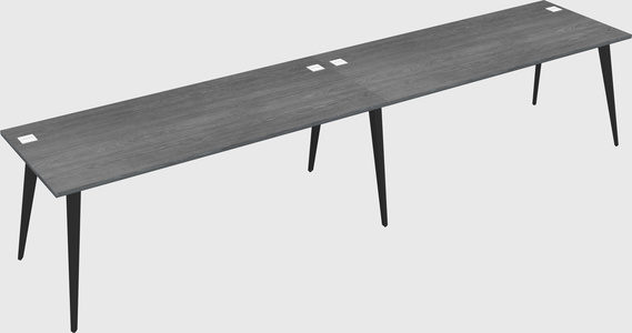Bureau rectangulaire moderne