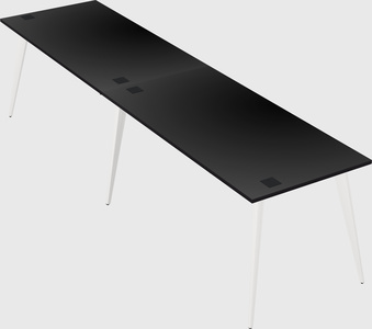 Bureau rectangulaire moderne