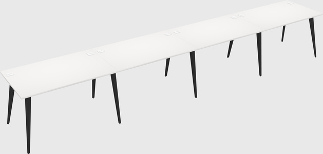 Modern rectangular office desk