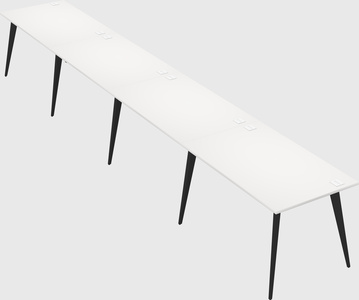 Modern rectangular office desk