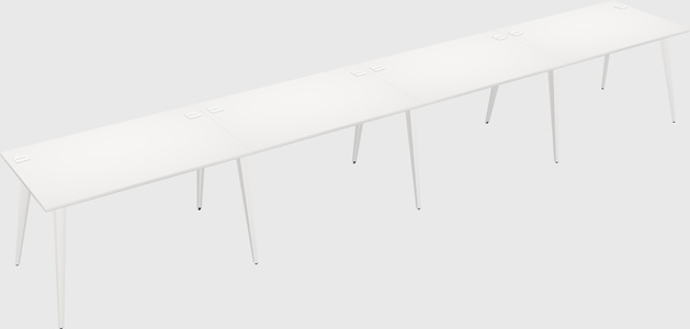 Modern rectangular office desk