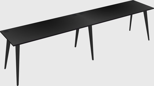 Modern rectangular office desk