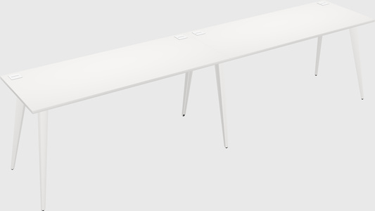 Bureau rectangulaire moderne