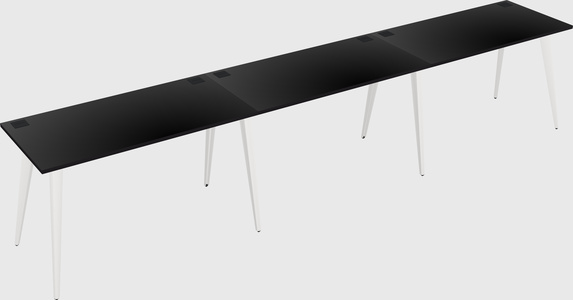 Bureau rectangulaire moderne
