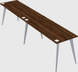 Bureau rectangulaire moderne