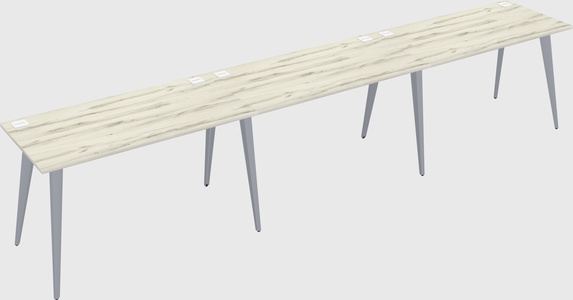Modern rectangular office desk