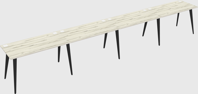 Bureau rectangulaire moderne