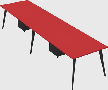 Modern rectangular office desk