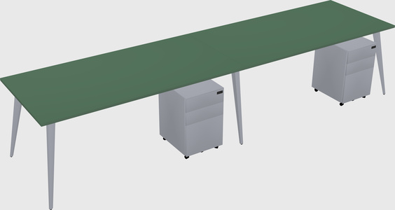 Bureau rectangulaire moderne
