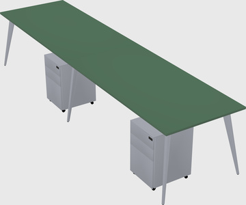 Bureau rectangulaire moderne