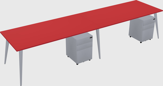 Bureau rectangulaire moderne