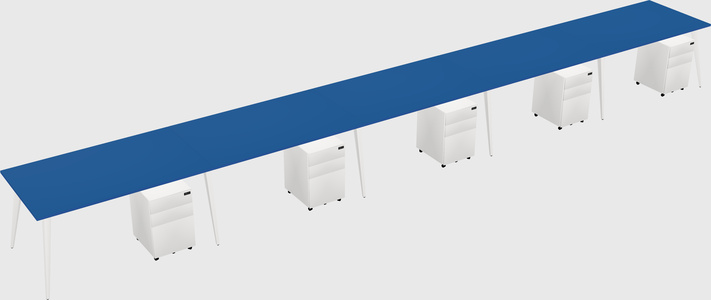 Bureau rectangulaire moderne