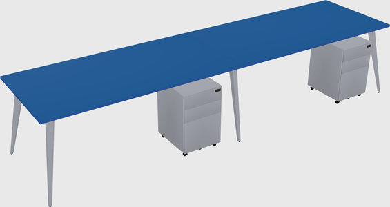 Bureau rectangulaire moderne