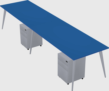 Bureau rectangulaire moderne