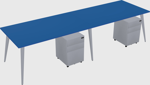 Modern rectangular office desk