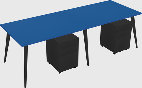 Modern rectangular office desk