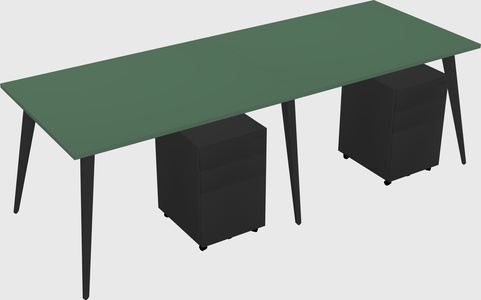 Modern rectangular office desk