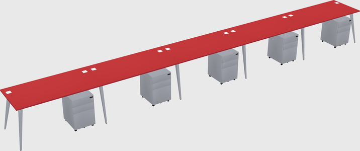 Modern rectangular office desk