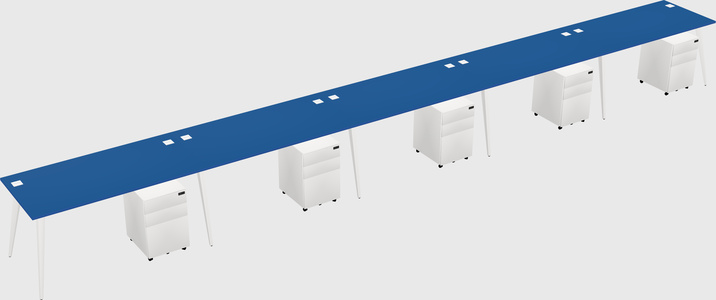 Modern rectangular office desk