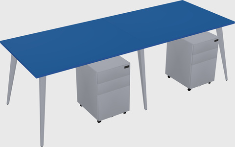 Bureau rectangulaire moderne