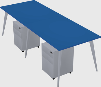 Bureau rectangulaire moderne