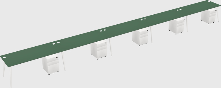 Modern rectangular office desk
