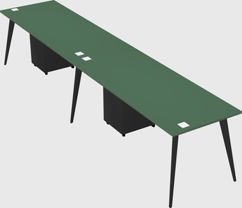 Bureau rectangulaire moderne