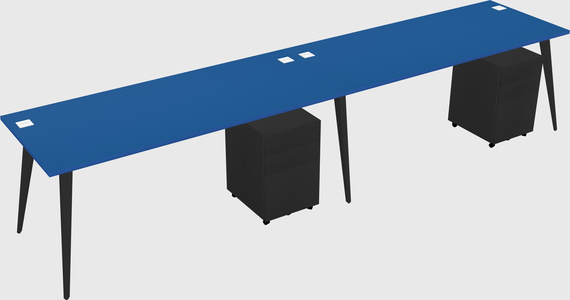 Modern rectangular office desk