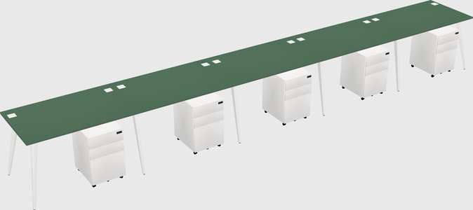 Modern rectangular office desk