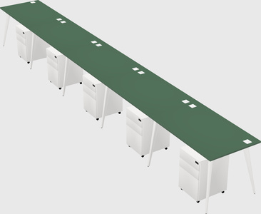 Modern rectangular office desk