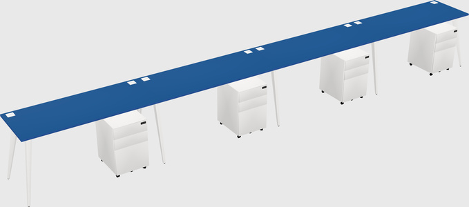 Bureau rectangulaire moderne