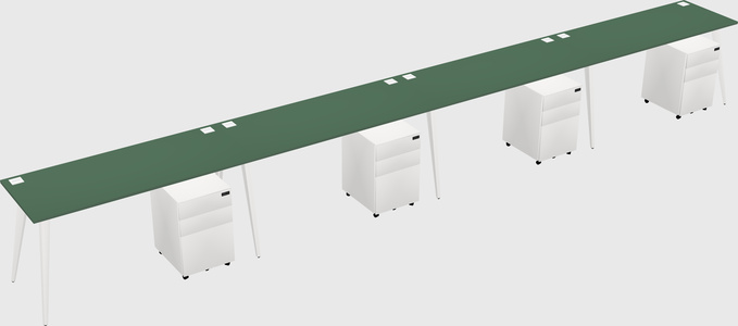 Modern rectangular office desk