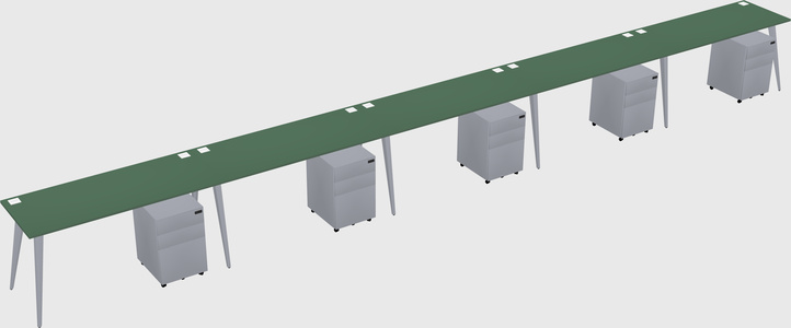 Modern rectangular office desk