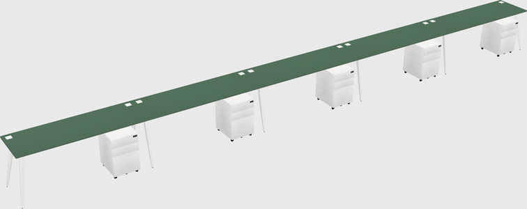 Modern rectangular office desk